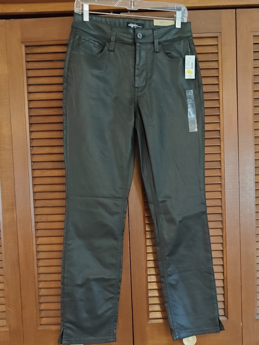 NWT Edgely by Maurices Black Slim Straight Pants